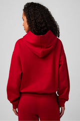 cozy fleece hoodie