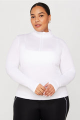 feather tech+ half-zip top