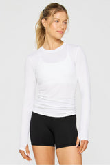 feather tech+ long-sleeve top