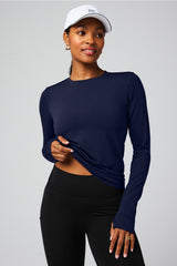 feather tech+ long-sleeve top