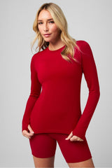 feather tech+ long-sleeve top