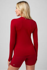 feather tech+ long-sleeve top