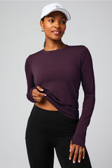 feather tech+ long-sleeve top