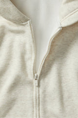 cozy fleece full zip hoodie