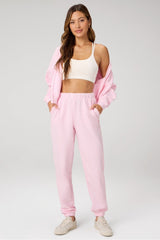 cozy fleece full zip hoodie