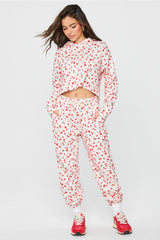 cozy fleece everyday cropped hoodie