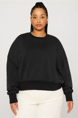 year round terry crew neck sweatshirt