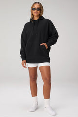 cozy fleece oversized hoodie