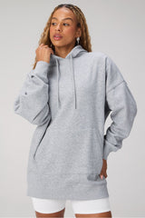 cozy fleece oversized hoodie