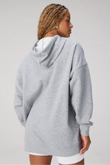 cozy fleece oversized hoodie