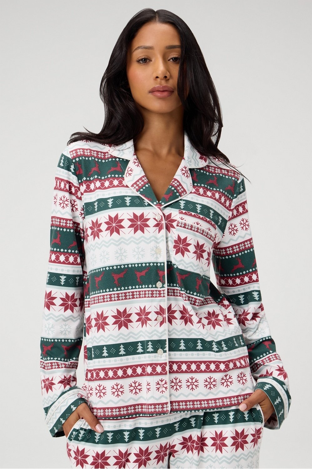 cloud jersey sleep long sleeve top