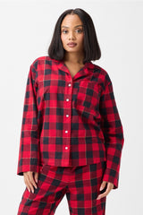dream flannel long sleeve top