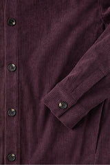 the club cord relaxed shirt jacket