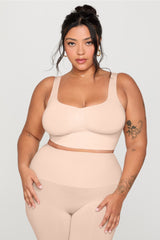 nearly naked shapewear midi bra