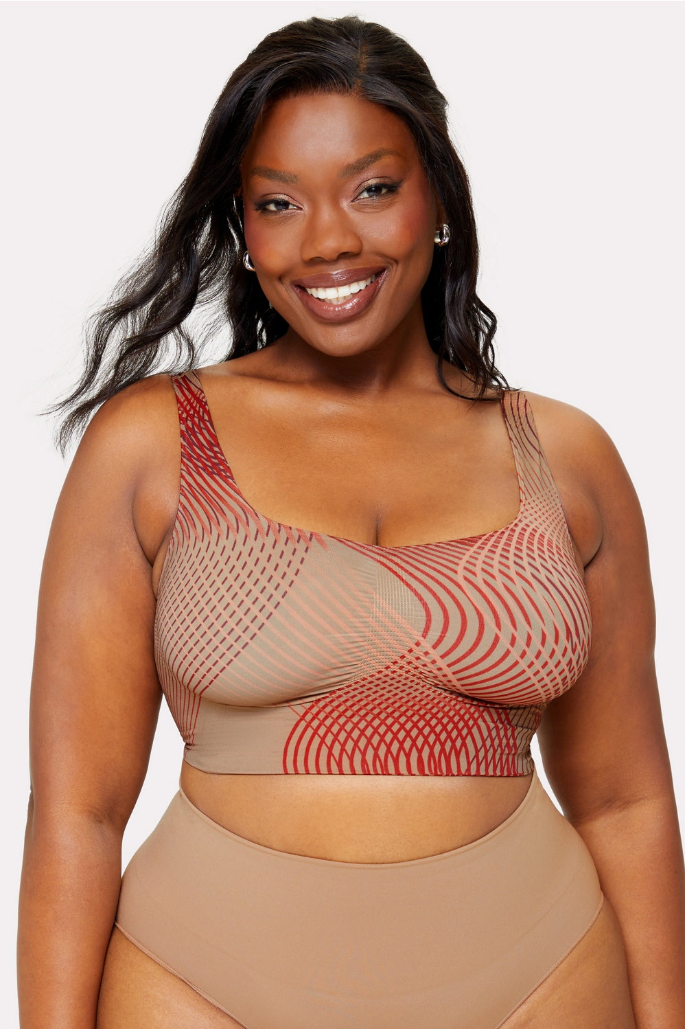 nearly naked shapewear midi bra