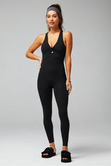 oasis twist front 7/8 jumpsuit