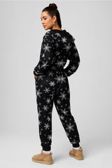 cozy fleece hooded onesie