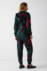 cozy fleece hooded onesie