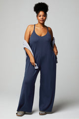 cloud jersey wide leg onesie