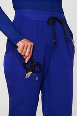 high-rise ion scrub pant