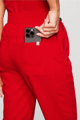 high-rise ion scrub pant