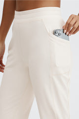 high-waisted cold weather pocket jogger