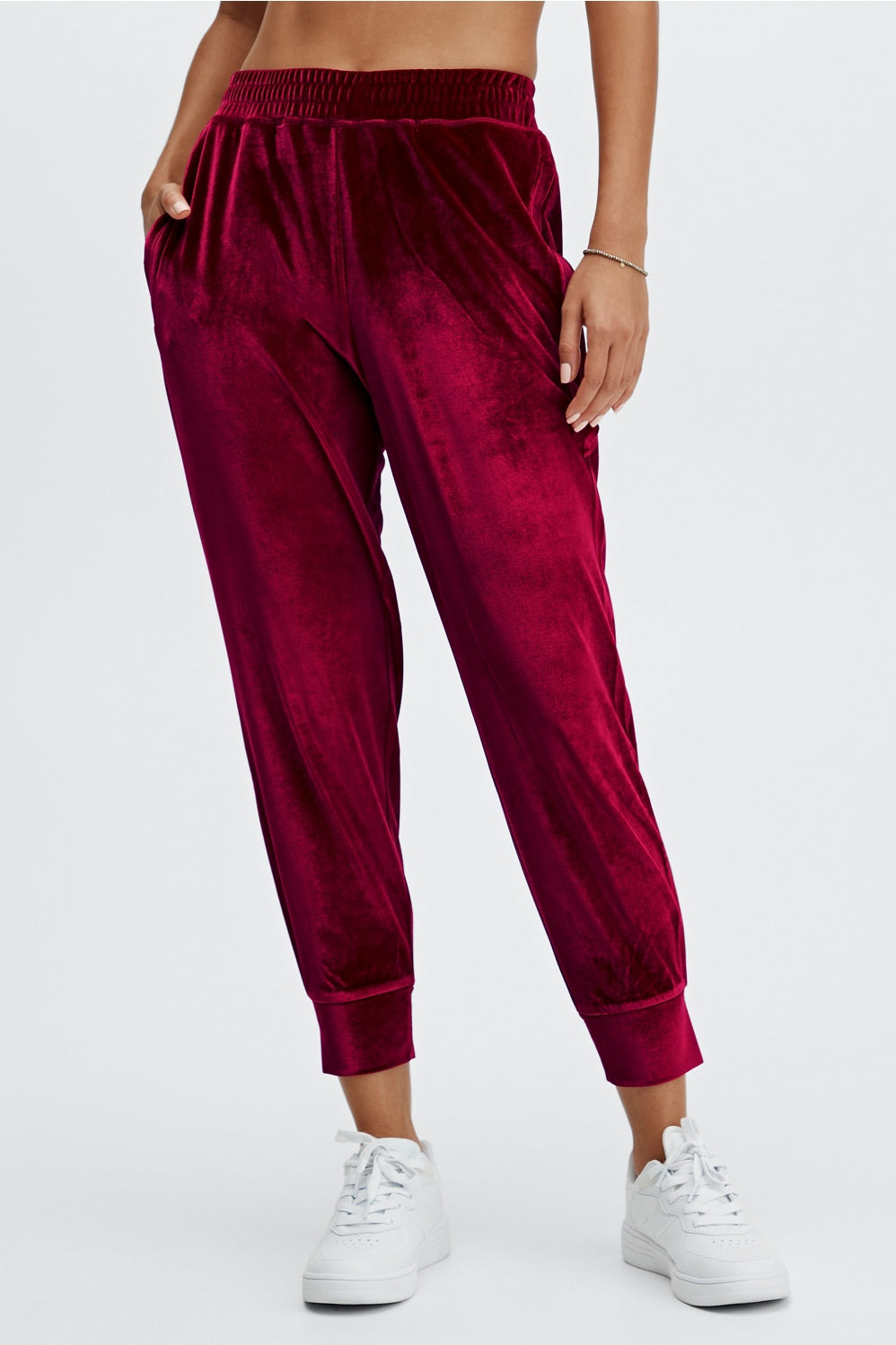 luxe velour jogger