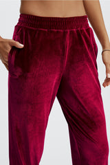 luxe velour jogger