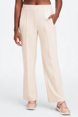 plush interlock wide leg pant