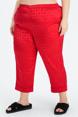 ecosatin crop pant