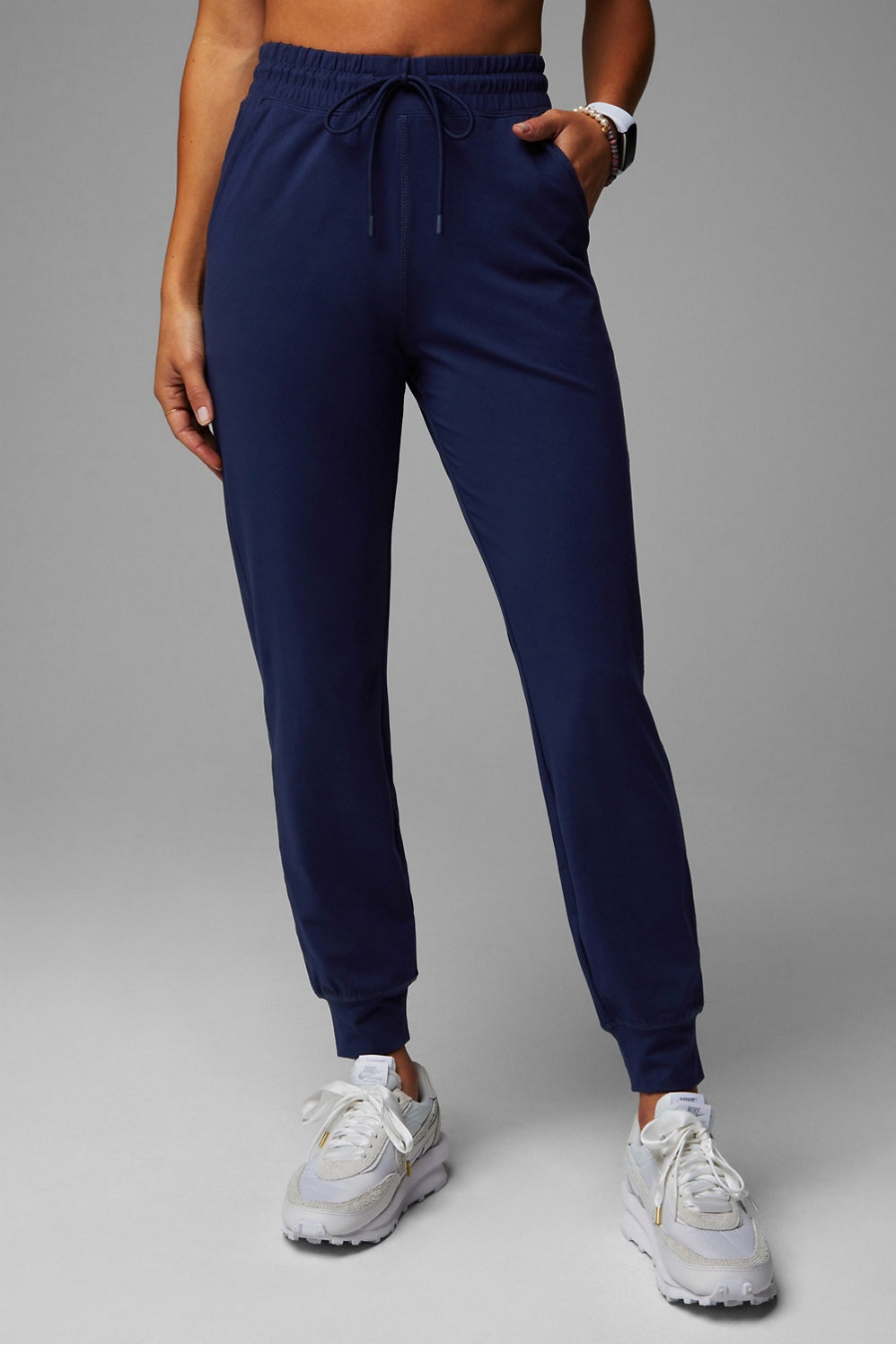 high-waisted performance jogger