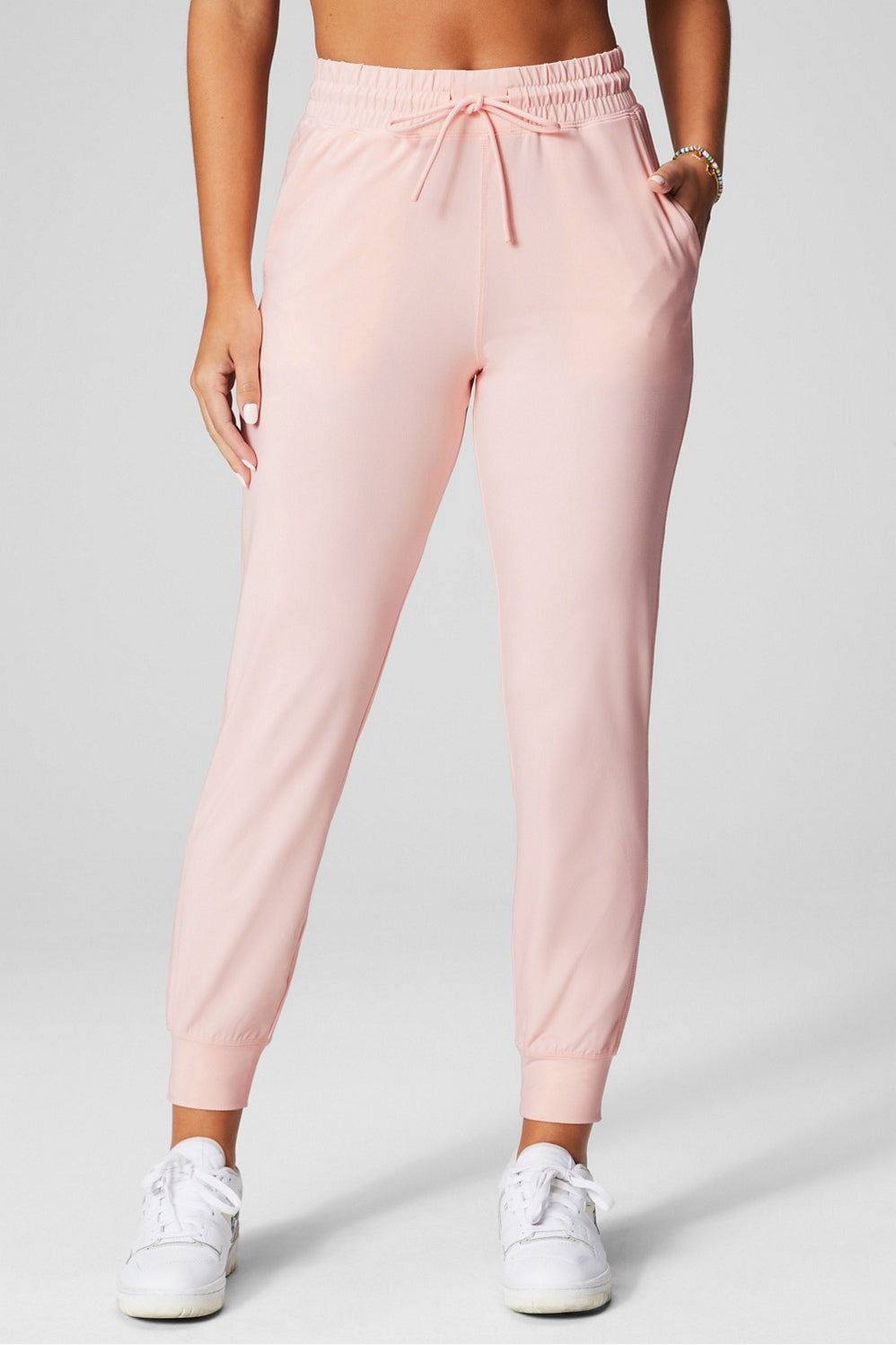 high-waisted performance jogger