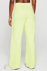 cozy fleece wide leg sweatpant