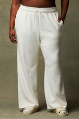 cozy cord high-waisted wide leg pant