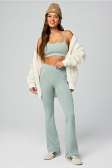 oasis pureluxe high-waisted pocketed kick flare