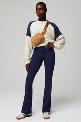 oasis pureluxe high-waisted pocketed kick flare