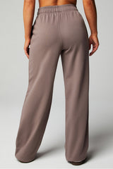 year round terry wide leg pant