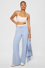 cloud jersey wide leg pant