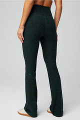 heatherflex high-waisted mini flare