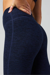 heatherflex high-waisted mini flare