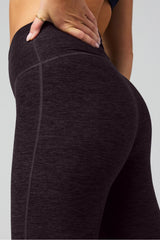 heatherflex high-waisted mini flare