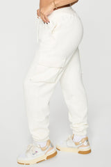 cozy fleece everyday cargo jogger