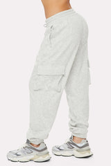 cozy fleece everyday cargo jogger