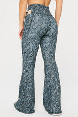 oasis pureluxe high-waisted crossover flare