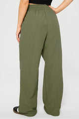 woven crinkle pant