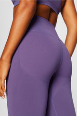 sleek seamless high-waisted flare pant