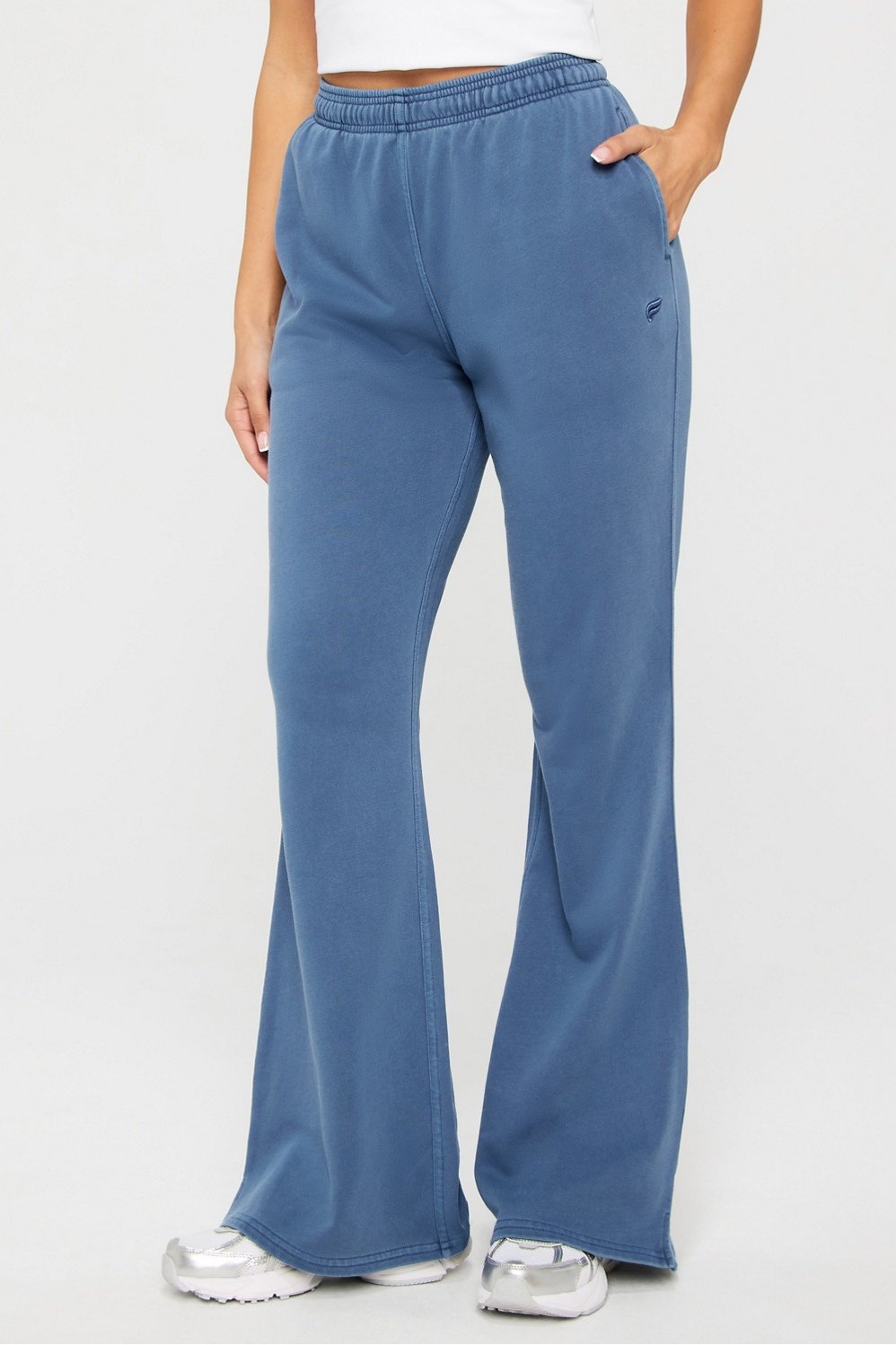 year round terry flare pant
