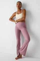 cloud jersey foldover flare