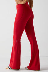 oasis pureluxe high-waisted crossover flare