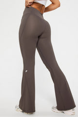 oasis pureluxe high-waisted crossover flare